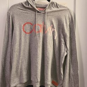 Calvin Klein Pullover midwaist hoodie in women's size XL